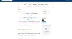 Desktop Screenshot of intercambiotematico.blogspot.com