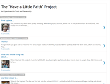 Tablet Screenshot of havealittlefaithproject.blogspot.com