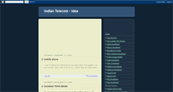 Desktop Screenshot of indiantelecom.blogspot.com