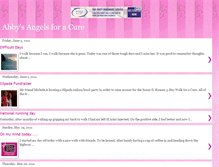 Tablet Screenshot of abbysangelsforacure.blogspot.com