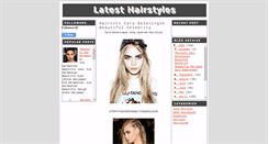 Desktop Screenshot of latest-hair-styles.blogspot.com