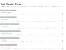 Tablet Screenshot of coolshoppesonline.blogspot.com