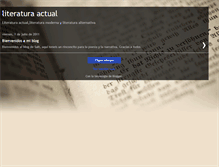 Tablet Screenshot of literaturamodern.blogspot.com