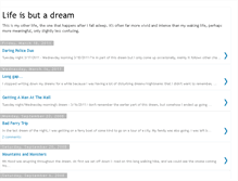 Tablet Screenshot of alifeindreams.blogspot.com