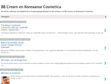 Tablet Screenshot of koreaansecosmetica.blogspot.com