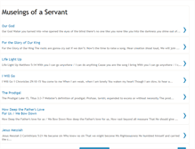 Tablet Screenshot of museingsofaservant.blogspot.com