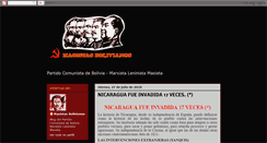 Desktop Screenshot of maoistasbolivianos.blogspot.com