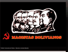 Tablet Screenshot of maoistasbolivianos.blogspot.com