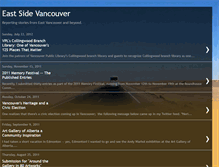 Tablet Screenshot of eastsidevancouver.blogspot.com