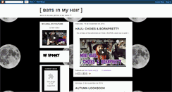 Desktop Screenshot of batsinmyhair.blogspot.com