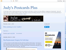 Tablet Screenshot of judyspostcardsplus.blogspot.com