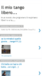 Mobile Screenshot of ilmiotangolibero.blogspot.com