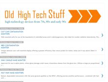 Tablet Screenshot of oldtechstuff.blogspot.com