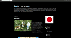 Desktop Screenshot of porteparlevent.blogspot.com