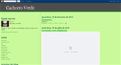 Desktop Screenshot of cachorroverde.blogspot.com