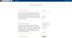 Desktop Screenshot of anwarsadat.blogspot.com