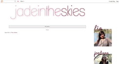 Desktop Screenshot of jadeintheskies.blogspot.com