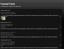 Tablet Screenshot of factualfacts31.blogspot.com