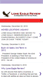 Mobile Screenshot of loneeaglereview.blogspot.com