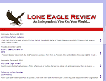 Tablet Screenshot of loneeaglereview.blogspot.com