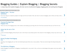 Tablet Screenshot of explain-blogging-guides.blogspot.com