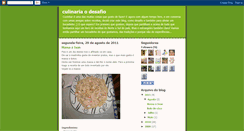 Desktop Screenshot of culinariaodesafio.blogspot.com