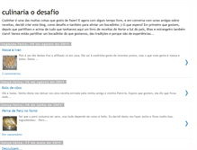 Tablet Screenshot of culinariaodesafio.blogspot.com