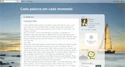 Desktop Screenshot of cadapalavraemcadamomento.blogspot.com