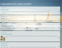 Tablet Screenshot of cadapalavraemcadamomento.blogspot.com