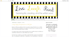 Desktop Screenshot of livelaughread.blogspot.com