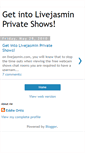 Mobile Screenshot of get-into-livejasmin.blogspot.com