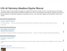 Tablet Screenshot of harmonymeadows.blogspot.com