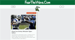 Desktop Screenshot of fearthewave.blogspot.com