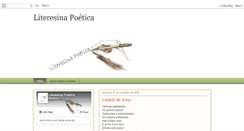 Desktop Screenshot of literesinapoetica.blogspot.com