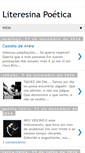 Mobile Screenshot of literesinapoetica.blogspot.com
