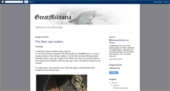 Desktop Screenshot of greatmilitariablog.blogspot.com