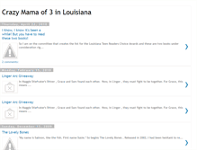 Tablet Screenshot of crazyinlouisiana.blogspot.com