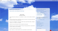 Desktop Screenshot of escuelasiglo21.blogspot.com