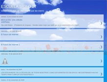 Tablet Screenshot of escuelasiglo21.blogspot.com