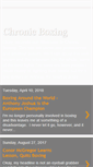 Mobile Screenshot of chronicboxing.blogspot.com
