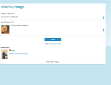 Tablet Screenshot of chantournage.blogspot.com