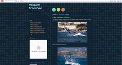 Desktop Screenshot of passion-freestyle.blogspot.com