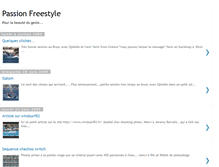 Tablet Screenshot of passion-freestyle.blogspot.com