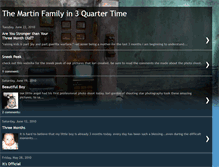 Tablet Screenshot of martinfamily3quartertime.blogspot.com