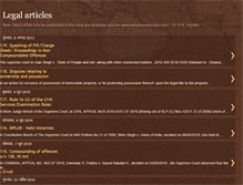 Tablet Screenshot of judicialnotes.blogspot.com