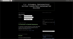 Desktop Screenshot of ekonometrik.blogspot.com