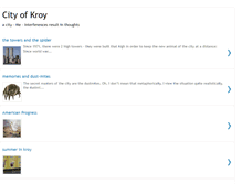 Tablet Screenshot of cityofkroy.blogspot.com