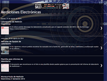 Tablet Screenshot of medicioneselectronicas.blogspot.com