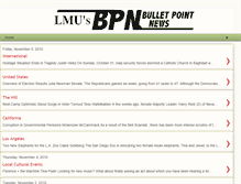 Tablet Screenshot of lmubulletpointnews.blogspot.com