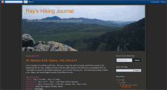 Desktop Screenshot of myhikingjournal.blogspot.com